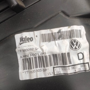 фото thumb №9, Обігрівач корпус vw touran 2005r 1t1820003 gp