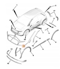 фото thumb №2, Наклейка молдинг стійка ds3