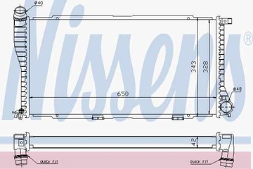фото thumb №16, Nissens радіаторів двигуна bmw 7 e 38 94- 730 d