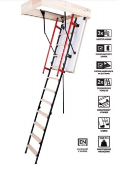 Чердачная лестница POLAR PLUS 120x70 Zero Gravity ОМАН