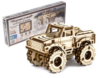 3D-пазл Механический автомобиль Monster Truck 4