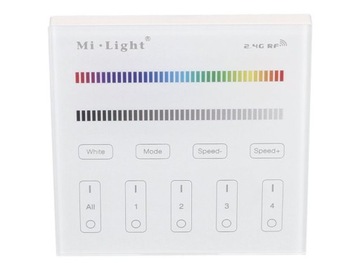 Sterownik LED MiLight panel 4-strefy RGBW 230V