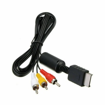 AV-КАБЕЛЬ 3x ПОДДЮЖКОВЫЙ ДЛЯ КОНСОЛИ SONY PS2