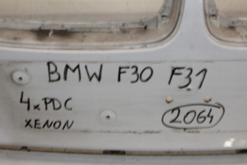 фото thumb №6, Bmw 3 f30 f31 2011- бампер переднее перед 4 pdc