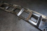 фото thumb №12, Планка накладка спойлер бампера хром перед передняя mercedes gl x164