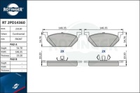 фото thumb №3, Тормозные диски тормозные колодки rotinger vw golf iv 97-08 256mm