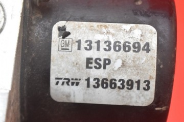 фото thumb №9, Насос abs 13136694 opel signum c 1.9 cdti 120 km 03-05