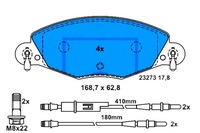 фото thumb №1, Ate гальмівні колодки гальмівні citroen c5 c5 i c5 ii 2.0d/2.