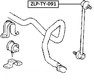 фото thumb №2, Соединитель стабилизатора перед toyota camry 01-06