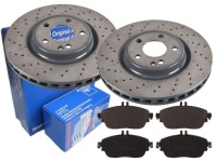 фото thumb №1, Гальмівні диски гальмівні колодки ate перед mercedes gla x156 320mm