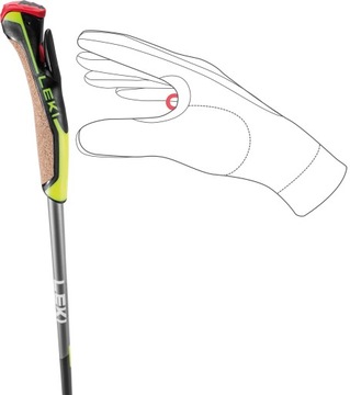 Палки для скандинавской ходьбы LEKI Speed ​​Pacer Lite 125см