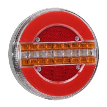LED okrągłe światło tylne przyczepy 1200 lm stop
