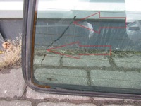 фото thumb №8, 8 mercedes w124 универсал стекло задняя крышки багажника + прокладка