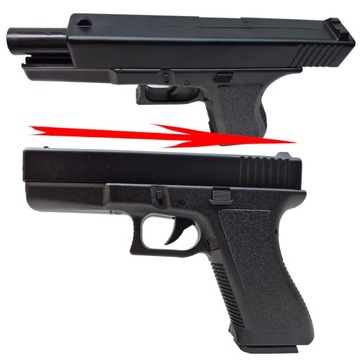 Pistolet METAL, POLIMER Replika ASG na KULKI 6mm +2 Tarcze