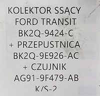 фото thumb №8, Org колектор з дросельна заслінка + датчик ford / peugeot / citroen bk2q-9424-c