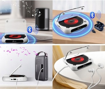 ПОРТАТИВНЫЙ MP3 CD-ПЛЕЕР Bluetooth USB
