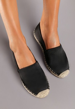 Born2Be Czarne Espadryle damskie 37