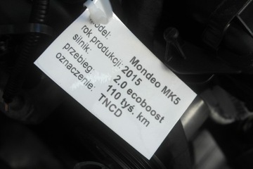 фото thumb №8, Ford mondeo mk5 двигатель комплектный 2.0 ecoboost tncd 110tys.km 2015 гарантия