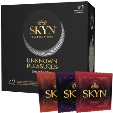 Презервативы SKYN UNKNOWN PLEASURE MIX с ароматизированными шипами, тонкие, 42 шт.