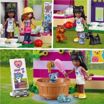 LEGO Friends Kawiarnia przy schronisku psów i kotów zwierzątka 41699 6+