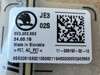 фото thumb №7, Skoda fabia iii датчик zajęcia сидіння 6v0963553