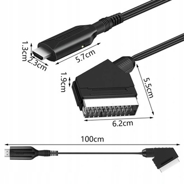 Совместимость с HDMI с силиконовым адаптером Scart