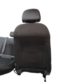 Opel corsa e 5d сидіння заднє сидіння сидіння ремені обшивки оббивка двері комплект Доставка, фото thumb