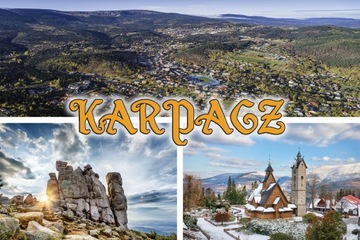 Городской магнит на холодильник - KARPACZ