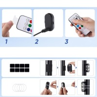 Купити 4 szt ламп 8 кольорів універсальних do drona roweru motocykla usb, фото thumb