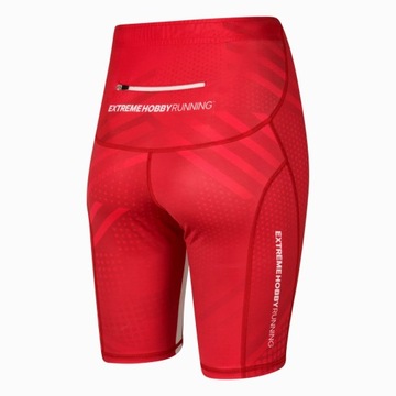 Женские беговые леггинсы 1/3 ПОЛЬША PRIME L RED