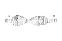 фото thumb №11, Полуось приводная mercedes gl450 gl550 w166 4.7.5.5 2012- gle320 15- atm