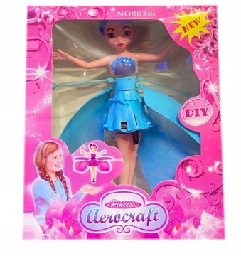 LATAJĄCA LALKA MAGICZNA WRÓŻKA STEROWANA RĘKĄ Led