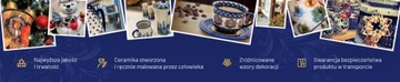 Большая керамическая чаша Ceramika Bolesławiec