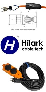 H07RNF OnPD резиновый удлинитель 3x2,5 35м РАЗДЕЛИТЕЛЬ