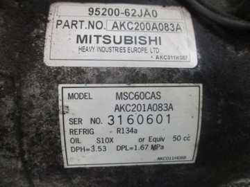 фото thumb №5, Suzuki sx4 sedici i 1.5 16v сцепление компрессор кондиционера 95200-62ja0