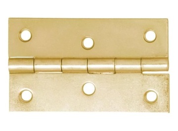 Zawias splatany 30mm x 29mm ocynk żółty 2 szt.