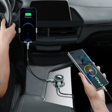 ЗАРЯДНОЕ УСТРОЙСТВО BASEUS FM-ПЕРЕДАТЧИК BLUETOOTH 5.0 QC3