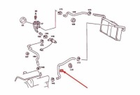 Шланг гибкий mercedes benz 280 450 slc sl w107 оригинальный Киев, фото thumb