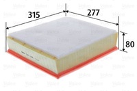фото thumb №1, Valeo 585396 фільтр повітря