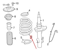 Land rover discovery sport l550 передняя пружина винтовая lr106282 с Разборки, фото thumb