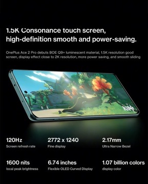 Смартфон Oneplus ACE 2 Pro 16 ГБ + 512 ГБ Зеленый