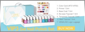 Venalisa Transparent Gel Polish Varnishes Hyb
