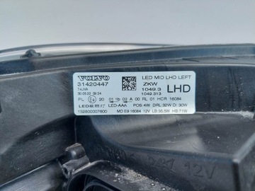 фото thumb №9, Volvo v40 ii лампа ліва перед передня mid повний