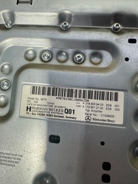 Акустическая система, динамики Harman Kardon Mercedes CLS W218 КОМПЛЕКТ, УСИЛИТЕЛЬ