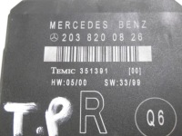 фото thumb №2, Mercedes w203 модуль двері задня правий 2038200826