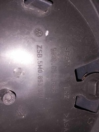 фото thumb №6, Решітка радіатора решітка радіатора vw golf v+ plus 2005-2009 5m0853655 lc9z