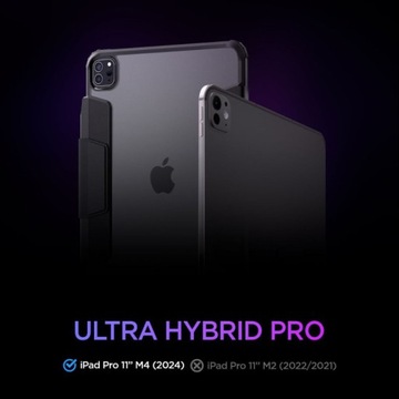 Spigen Ultra Hybrid Pro — чехол для iPad Pro 11 (M4, 2024 г.) (черный)