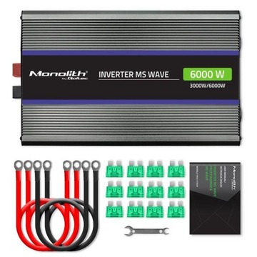 Преобразователь напряжения Monolith 6000 MS Wave | от 12 В до 230 В | 3000/6000 Вт |