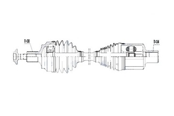 фото thumb №10, Nty піввісь привідна mercedes c280 c300 c320 c350 w204 3.0 3.2 3.5 08-