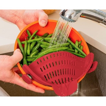 Дуршлаг, силиконовая чаша, сито, насадка для термомикса Monsieur Cuisine.